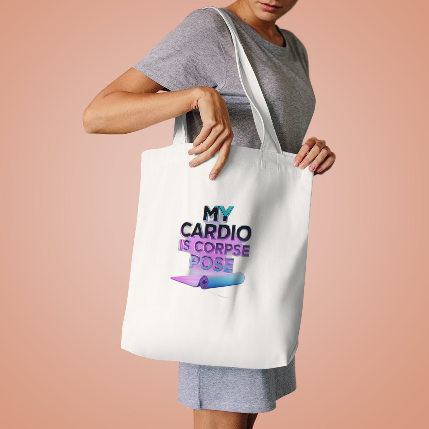My Cardio Is Corpse Pose — Funny Yoga | Yoga Lover Gift | Yoga Flow Tee Tote Bag