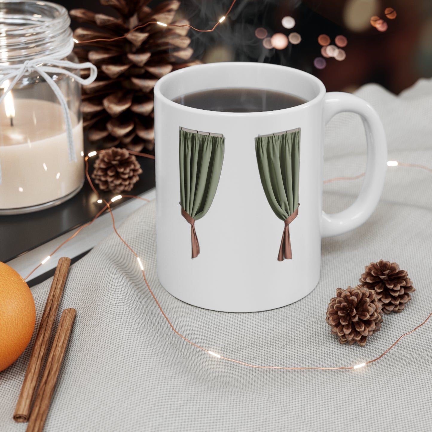 Home Is Where The Kettle Is — Cozy Cottage Lifestyle Gift for Mom Coffee Mug