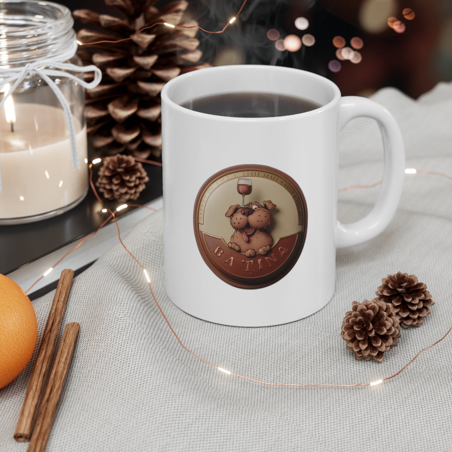 My Dog Does Tricks I Do Wine — Funny Dog Mom Gift | Mother's Day Gift for Dog Lovers Coffee Mug