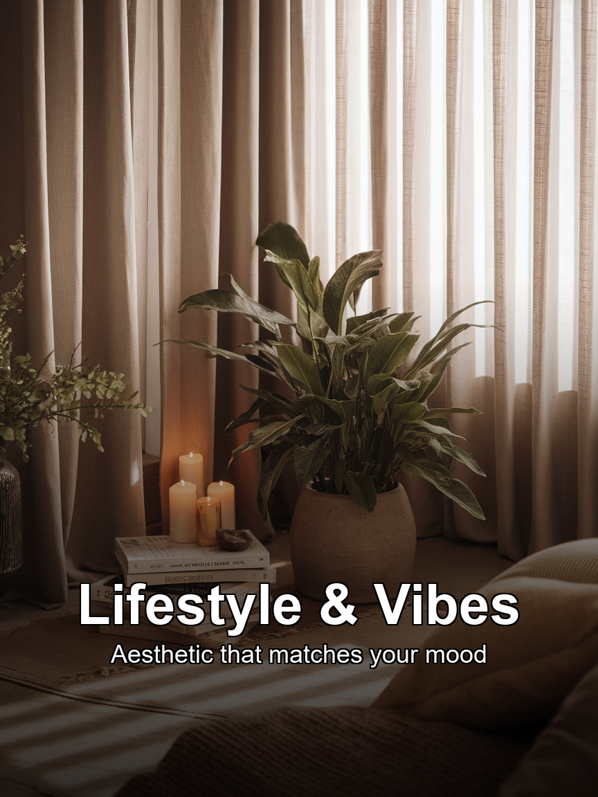 Lifestyle & Vibes: Aesthetic that matches your mood
