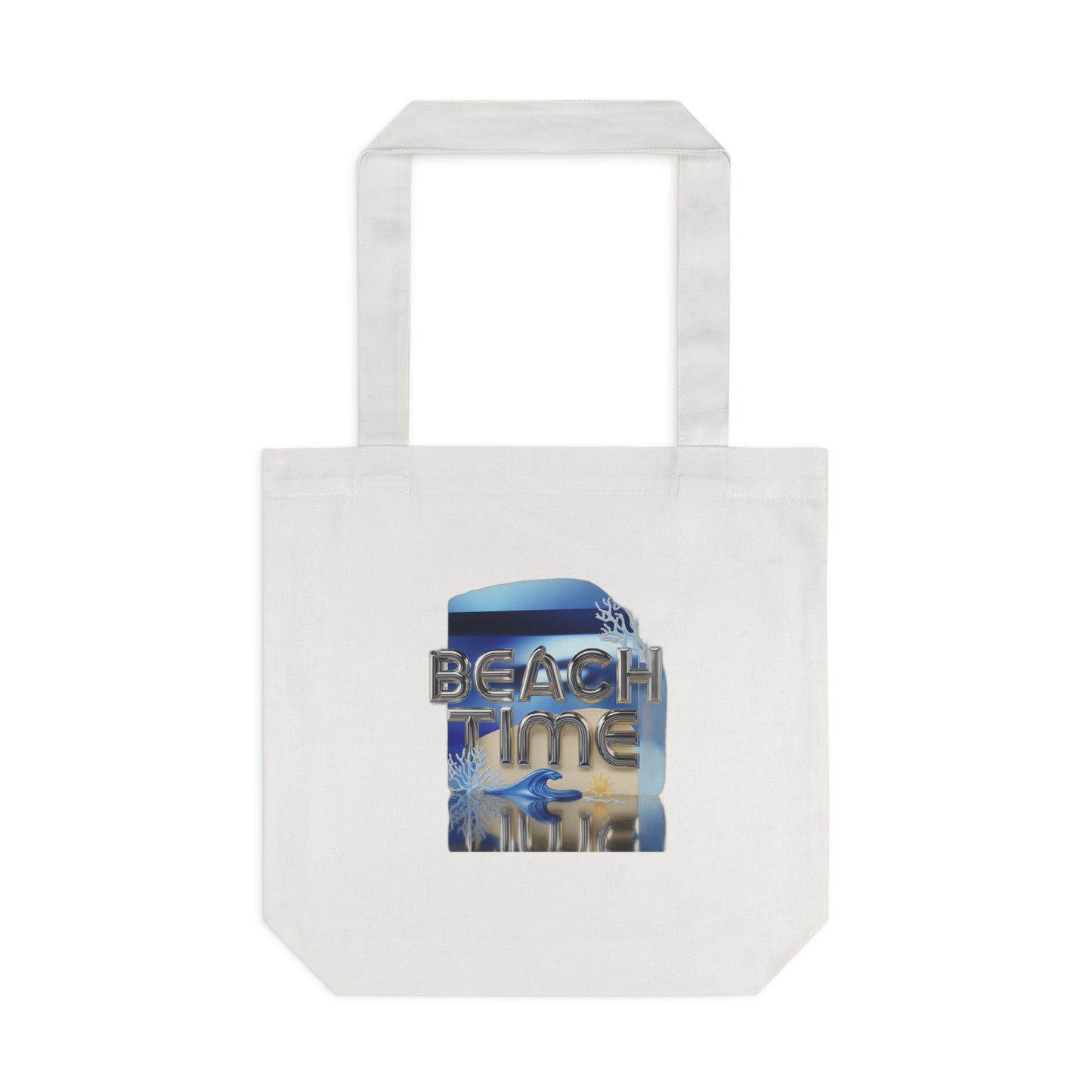 Officially On Beach Time  — Funny Summer Tee for Beach Lovers | Memorial Day Summer Gift Tote Bag
