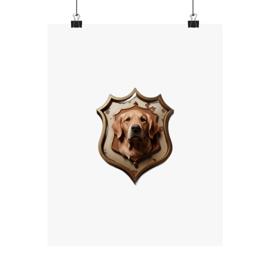 Golden Retriever Mom  — Best Job Ever | Mother's Day Gift for Dog Moms Art Print Poster