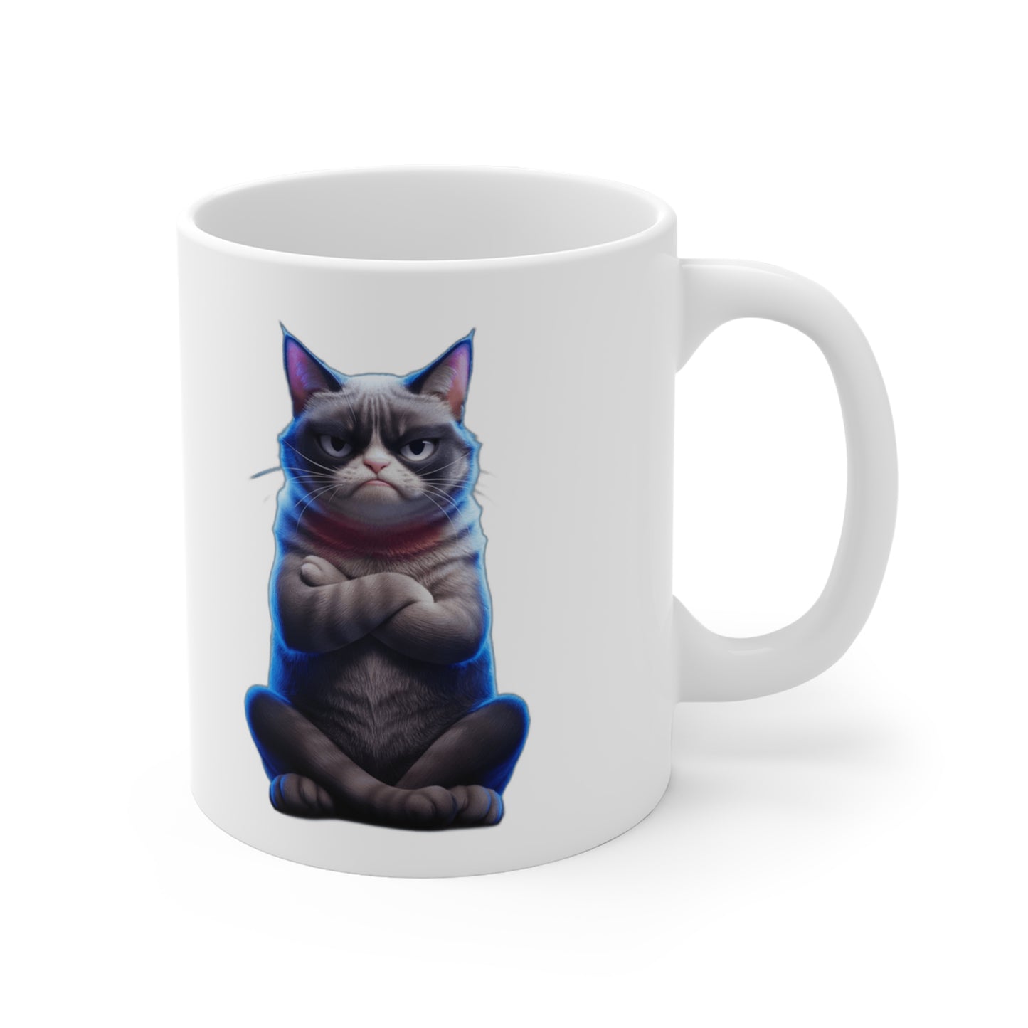 My Cat Judged Me First — Funny Grumpy Cat  | Sarcastic Cat Mom Gift Coffee Mug