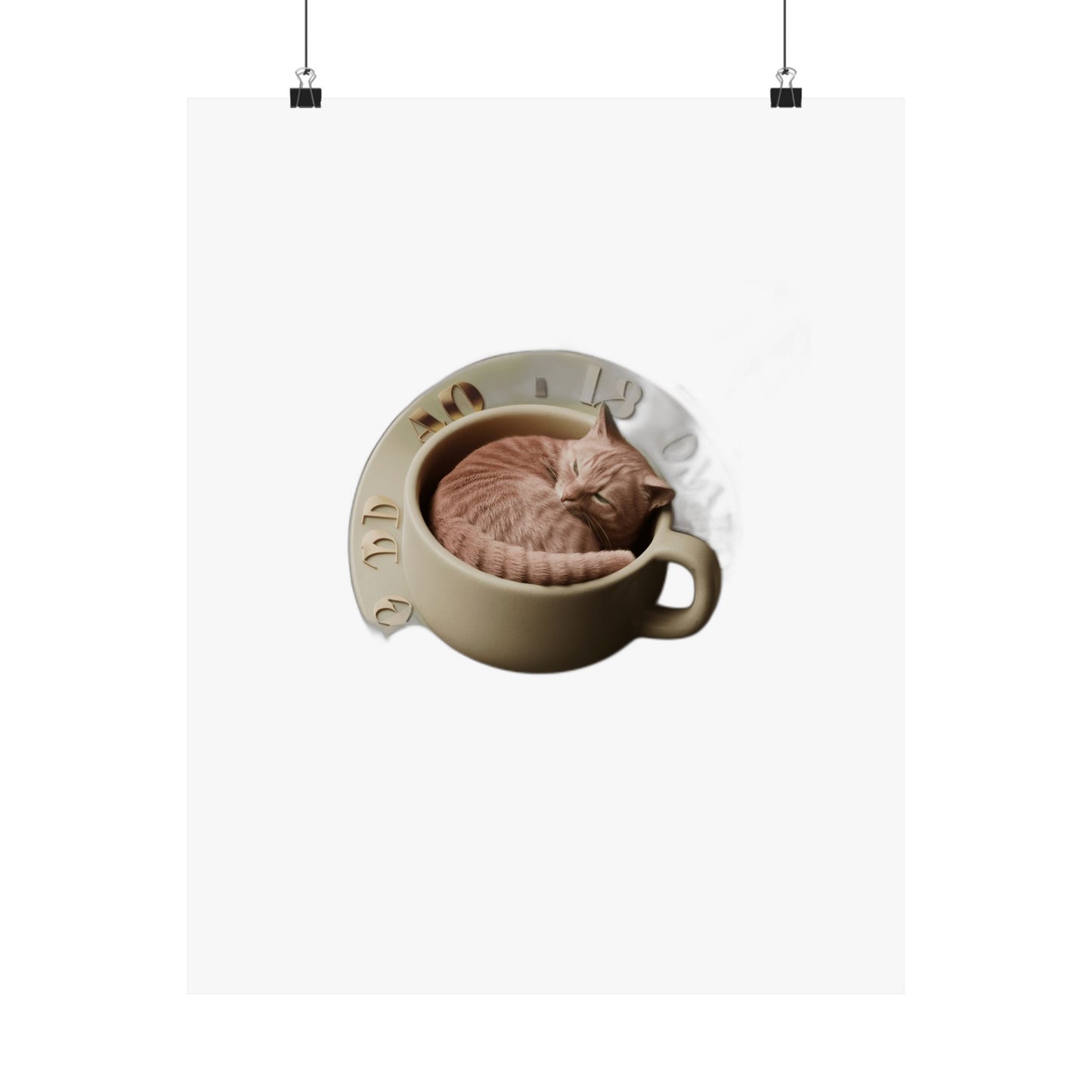 Cat Hair Is My Glitter — Cozy Cat Mom Gift for Mother's Day | Funny Cat Mom , Mug & More Art Print Poster