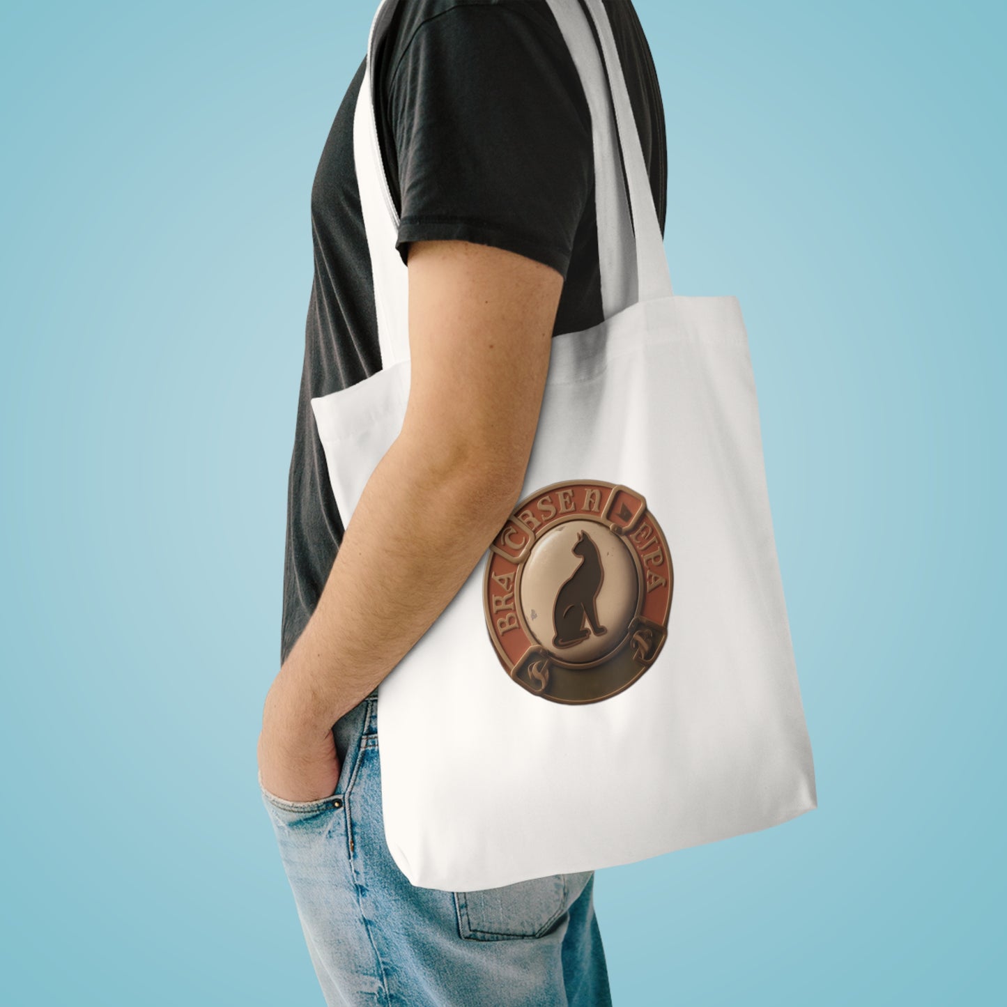 Professionally Owned By A Cat  — Funny Cat Mom Gift, Cat Lover Tee, CatTok Apparel Tote Bag