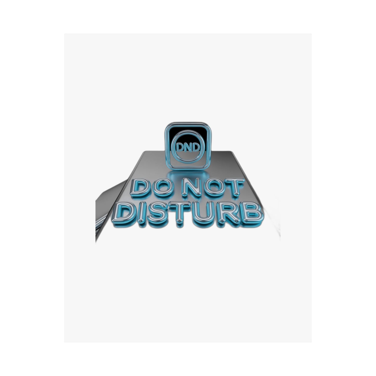 Do Not Disturb Is A Lifestyle — Funny Privacy  for Remote Workers & Introverts Art Print Poster
