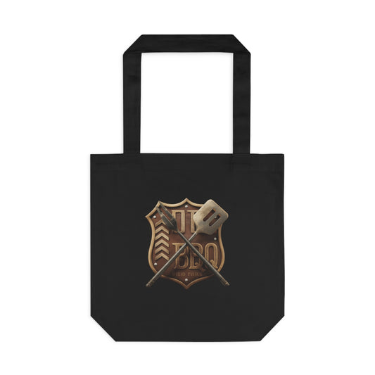 Grill Sergeant  — Funny BBQ Gift for Dad, Grillmaster Tee, Memorial Day BBQ T-Shirt Tote Bag