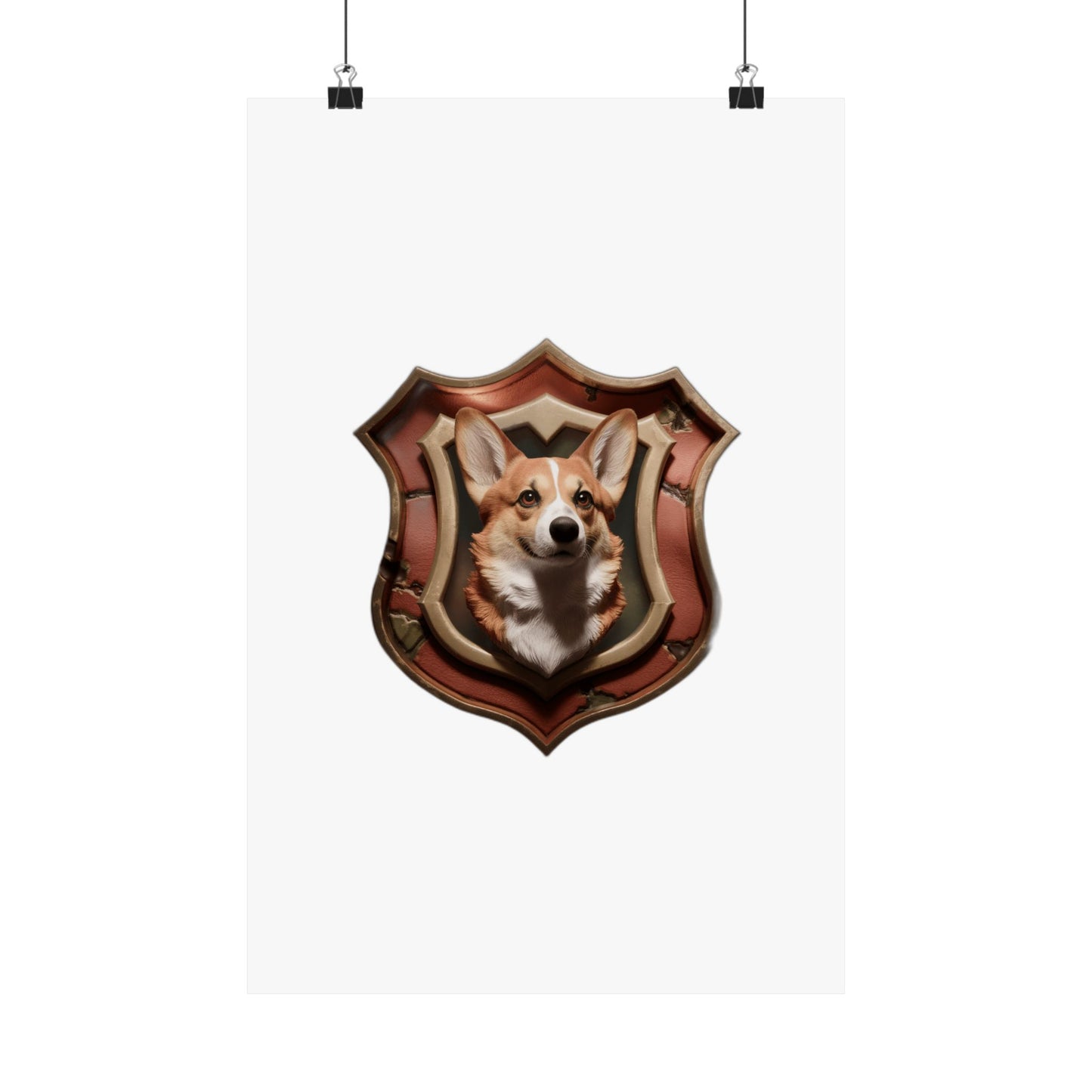 My Corgi Runs This House — Funny Corgi Dog Mom Gift , Hoodie & Mug | Corgi Owner Pride Art Print Poster