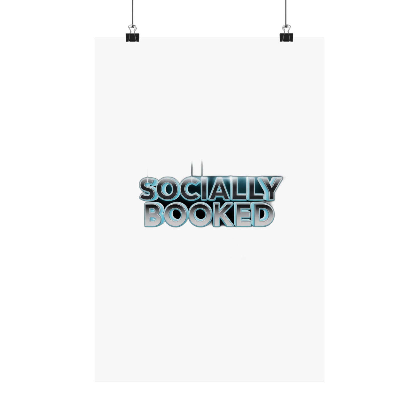Socially Booked — Funny Book Lover Gift | Bookish Life , Hoodie, Mug & Tote Art Print Poster