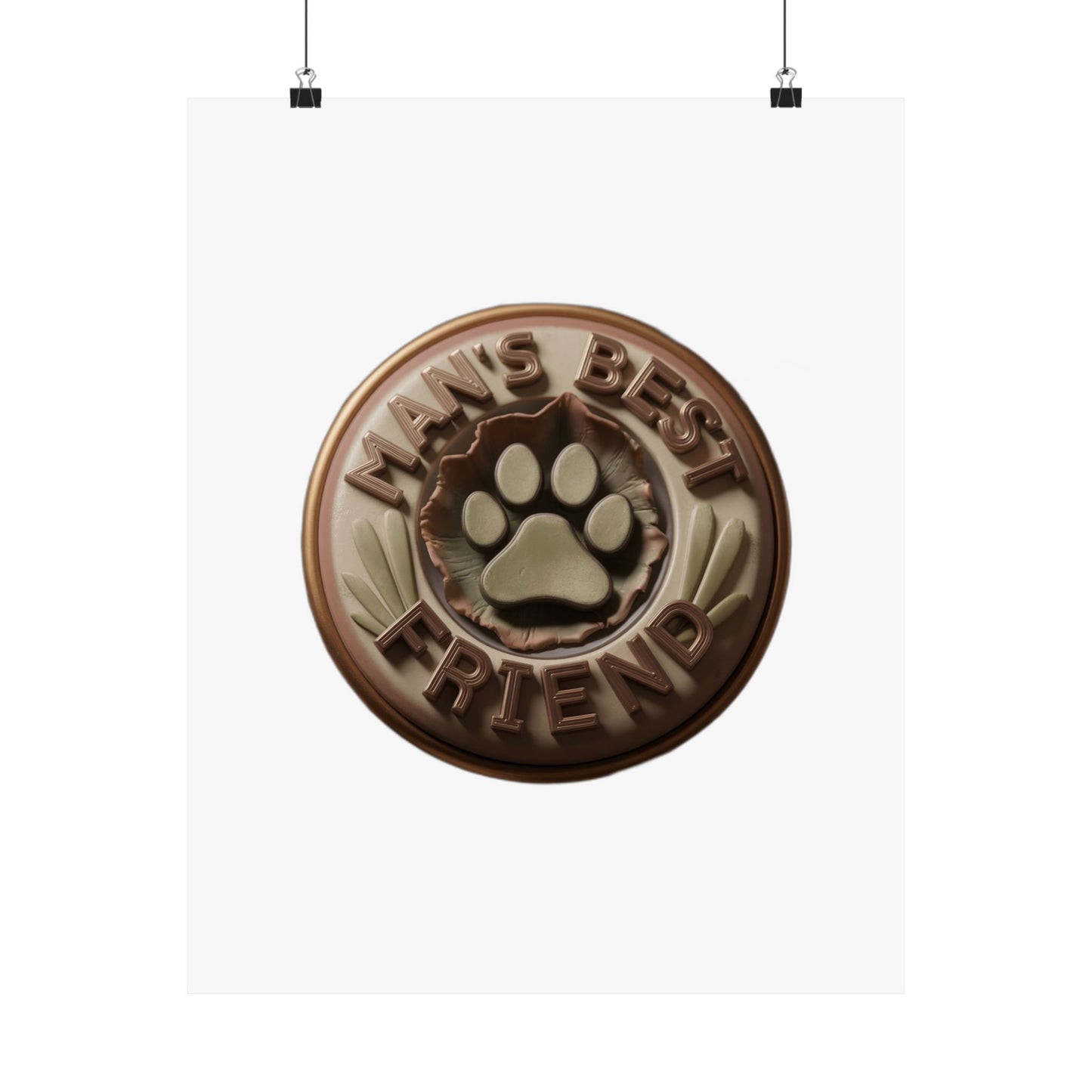 Fur Mom First — Dog Mom Mother's Day Gift | Retro Vintage Dog Lover Art Print Poster