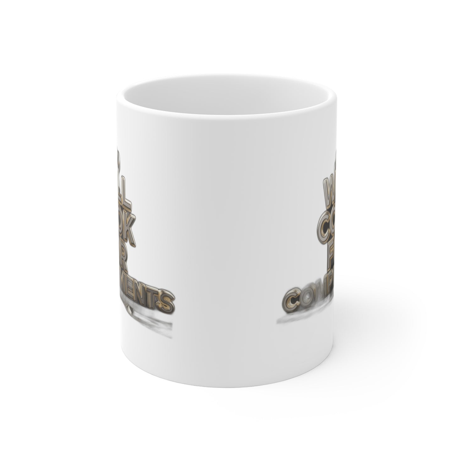 Will Cook For Compliments — Funny Foodie Gift for Mom | Mug, , Tote & More Coffee Mug