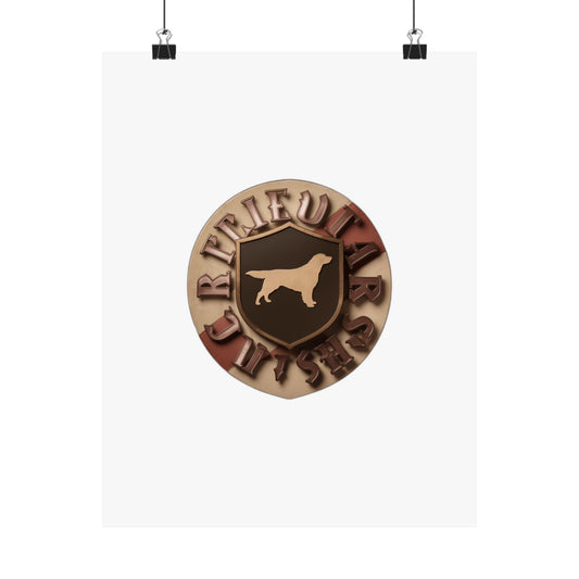 My Kids Have Paws — Dog Mom Gift for Mother's Day | Vintage Retro Pet Mom Art Print Poster