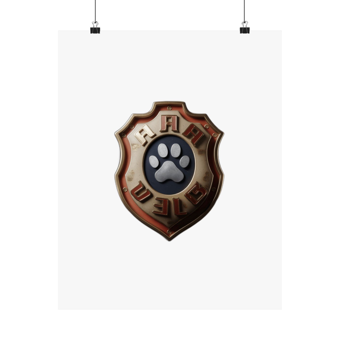 Dog Mom. Proud. Patriotic. Paw-triotic. — Memorial Day Dog Mom Gift Art Print Poster