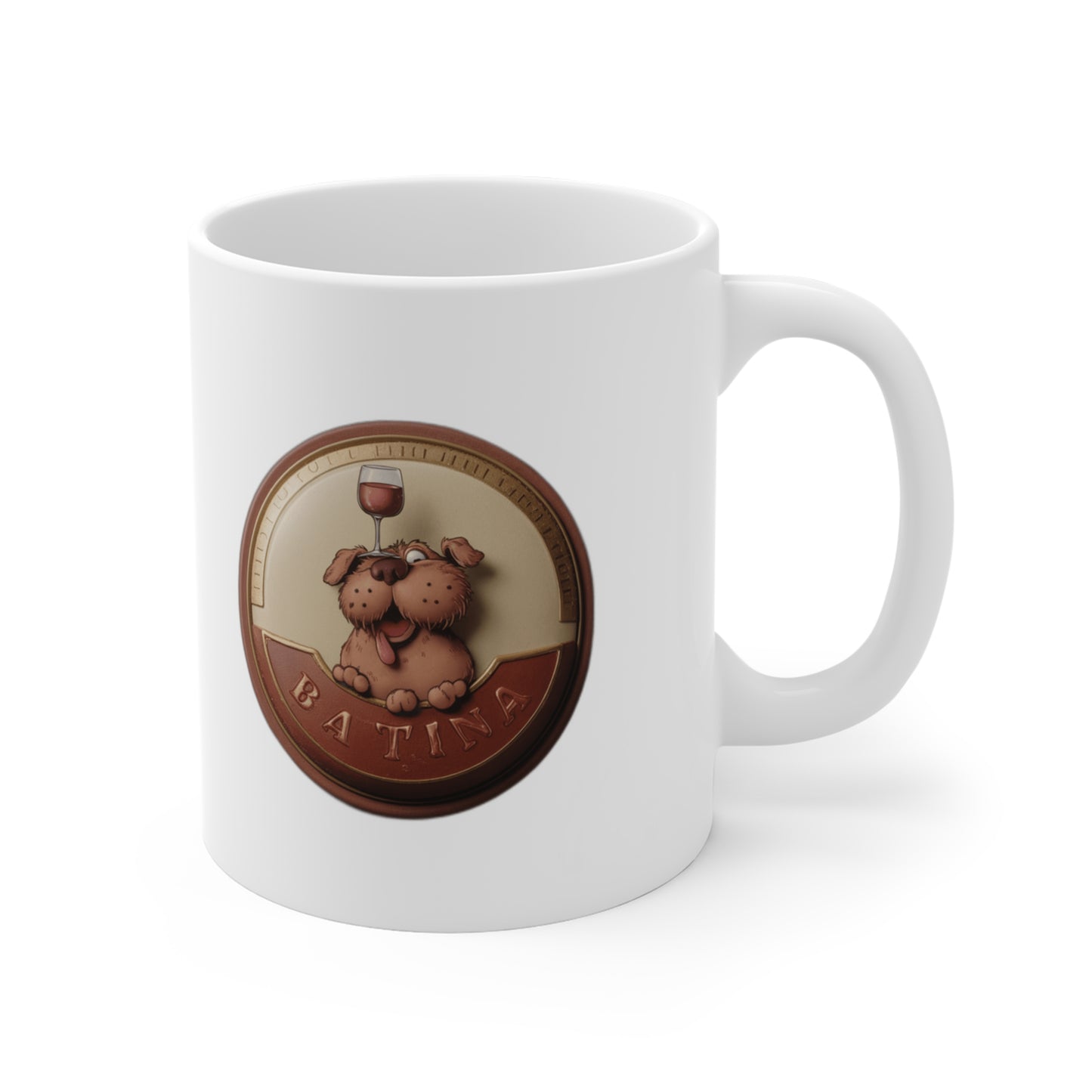 My Dog Does Tricks I Do Wine — Funny Dog Mom Gift  | Mother's Day Gift for Dog Lovers Coffee Mug