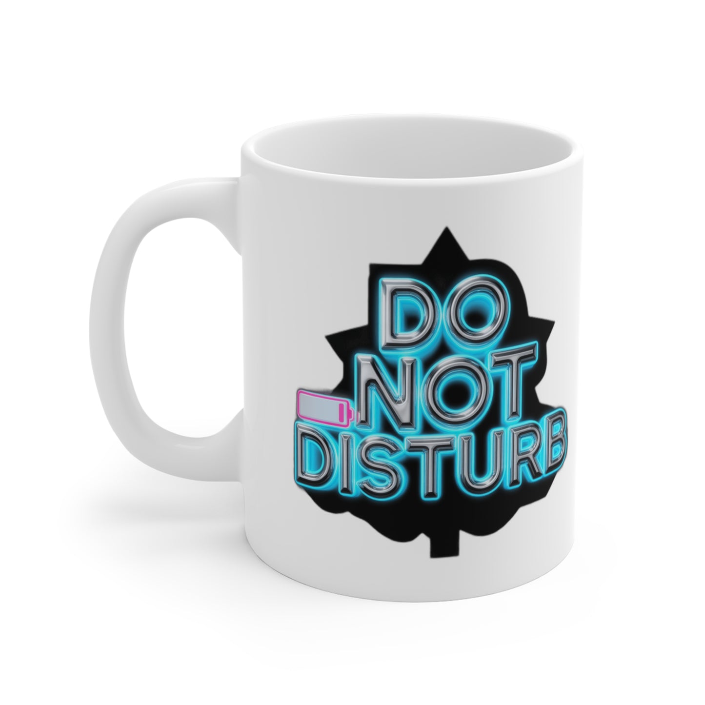 My Social Battery Is At 0% — Do Not Disturb | Funny Introvert Homebody Gift Coffee Mug