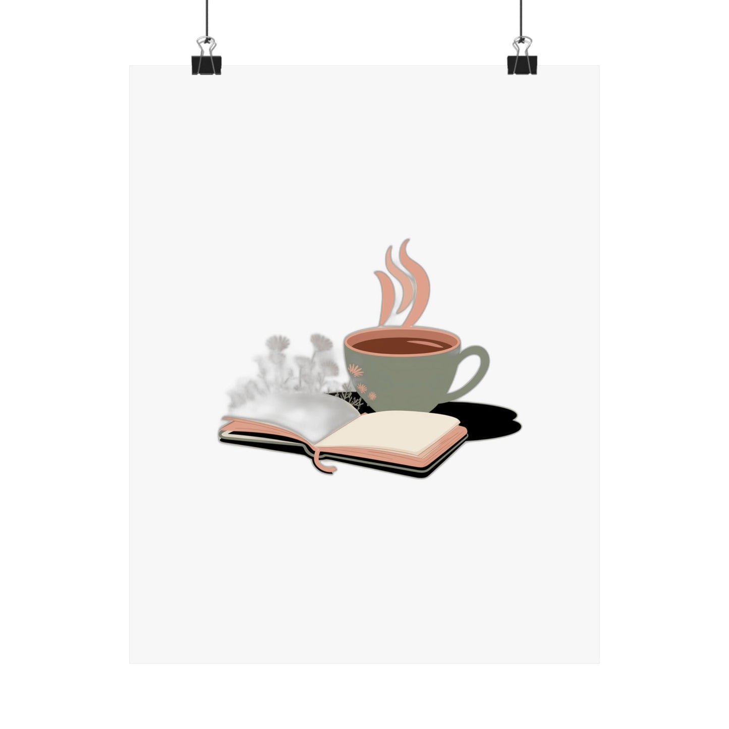 Soft Life No Notifications — Slow Living Aesthetic Gift for Her | Minimalist Lifestyle , Tote & Poster Art Print Poster