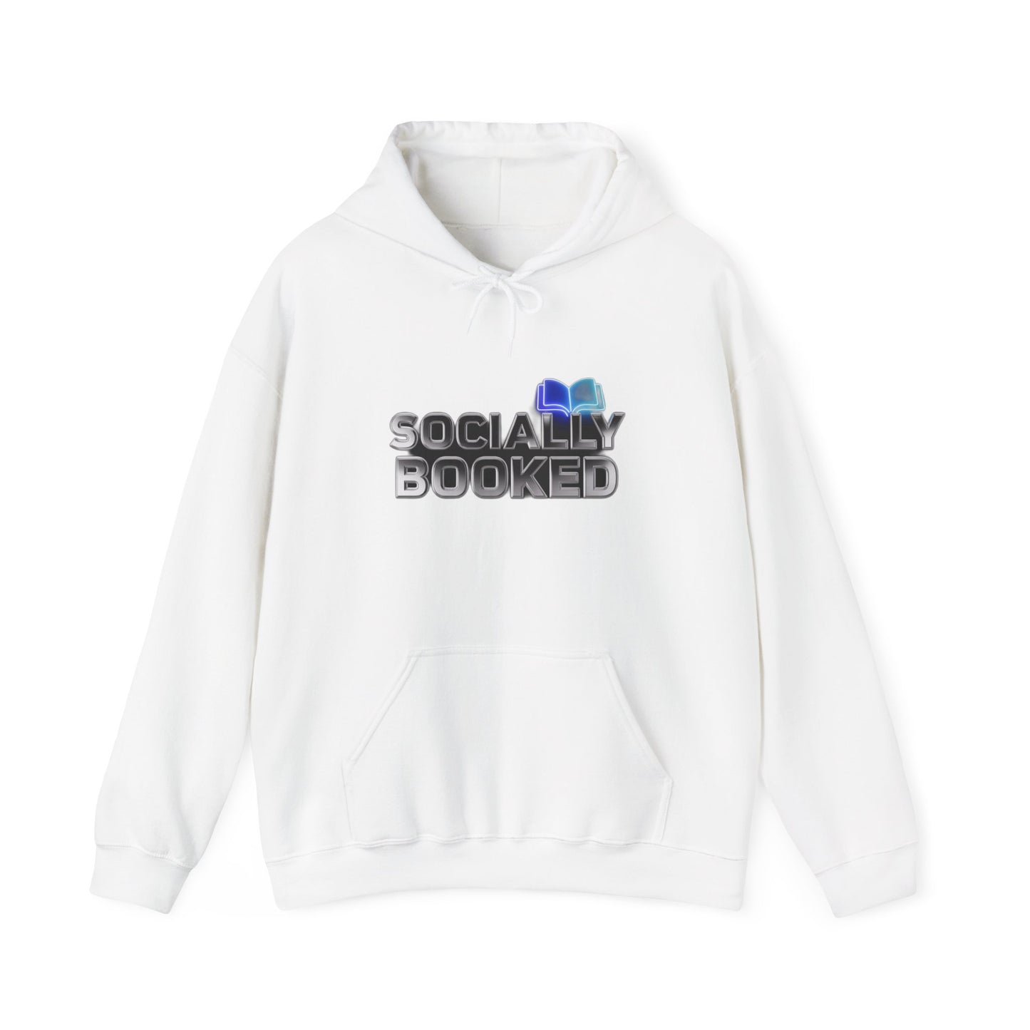 Socially Booked Cannot Attend — Funny Book Lover Gift , Mug & Tote for Readers Hoodie