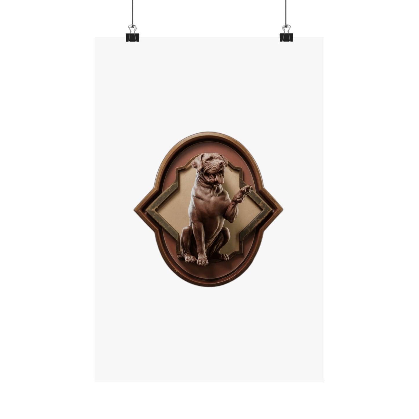 My Dog Does Tricks I Just Watch — Funny Dog Mom Gift for Mother's Day Art Print Poster