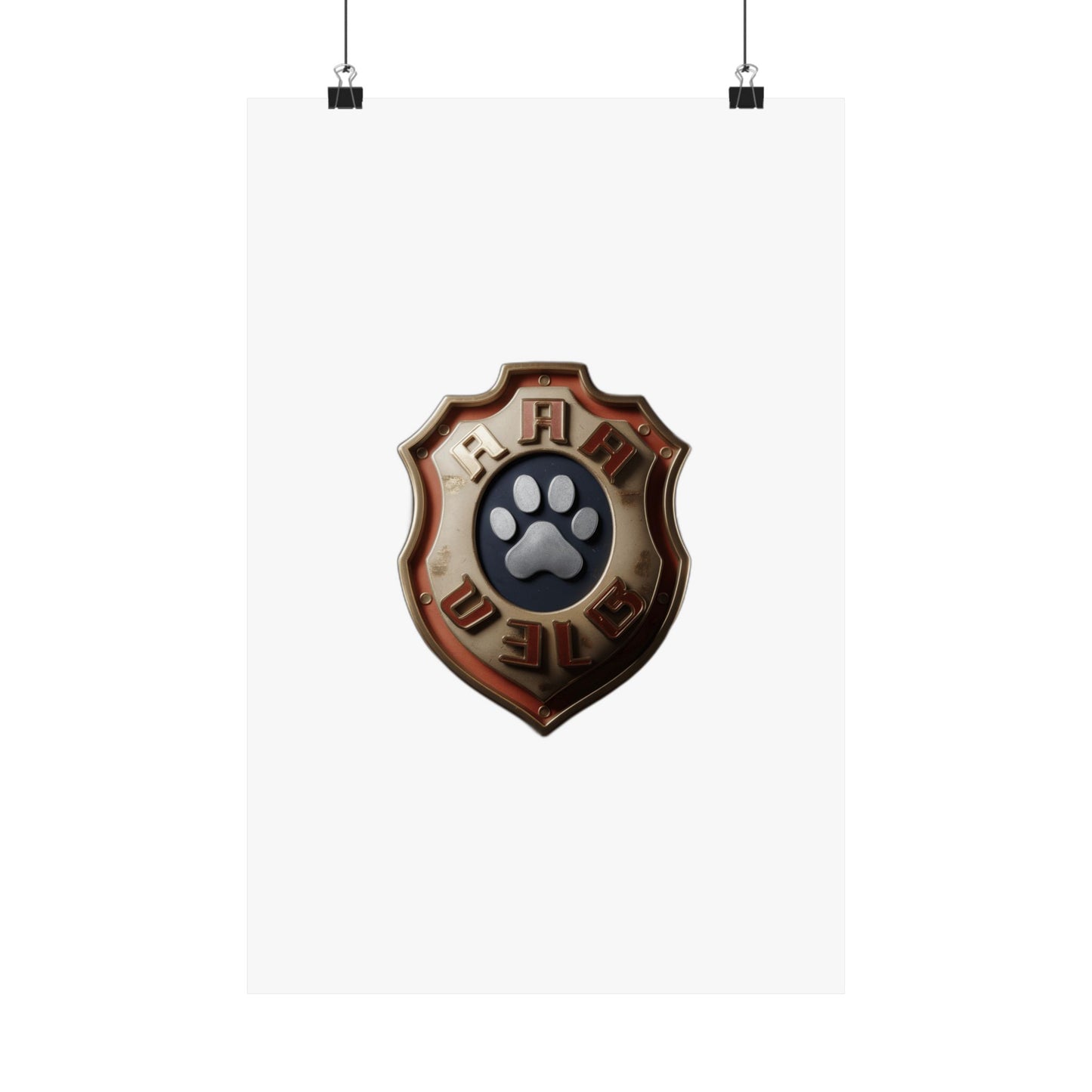 Dog Mom. Proud. Patriotic. Paw-triotic. — Memorial Day Dog Mom Gift Art Print Poster