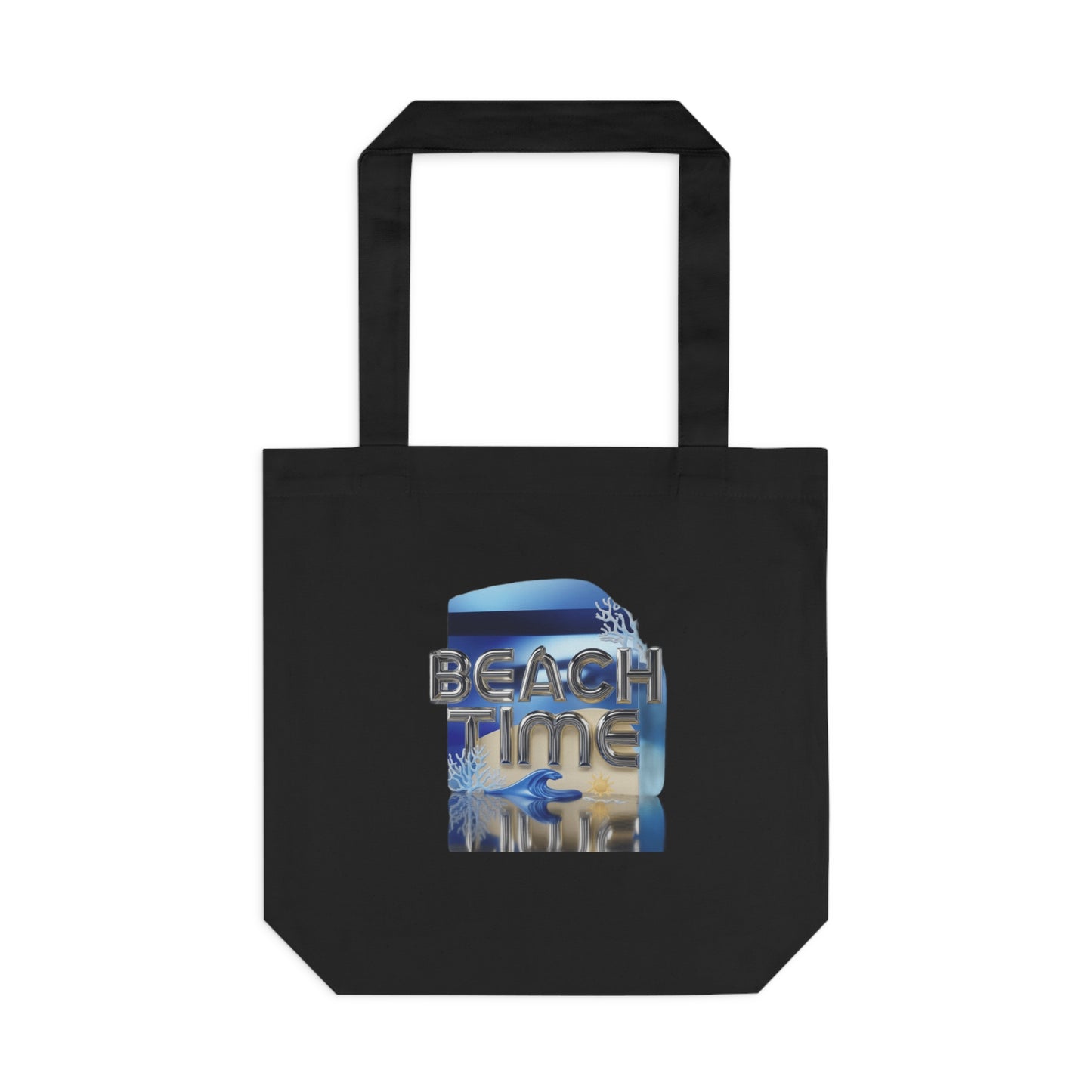 Officially On Beach Time  — Funny Summer Tee for Beach Lovers | Memorial Day Summer Gift Tote Bag