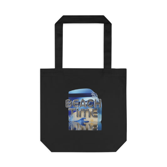 Officially On Beach Time  — Funny Summer Tee for Beach Lovers | Memorial Day Summer Gift Tote Bag