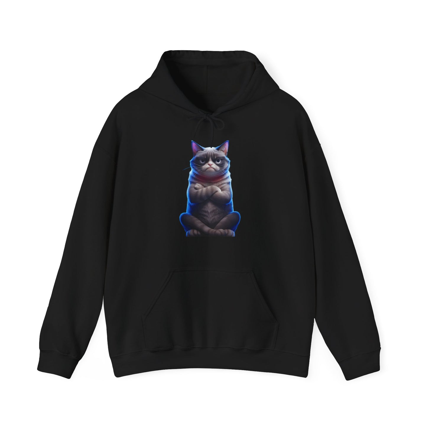 My Cat Judged Me First — Funny Grumpy Cat  | Sarcastic Cat Mom Gift Hoodie