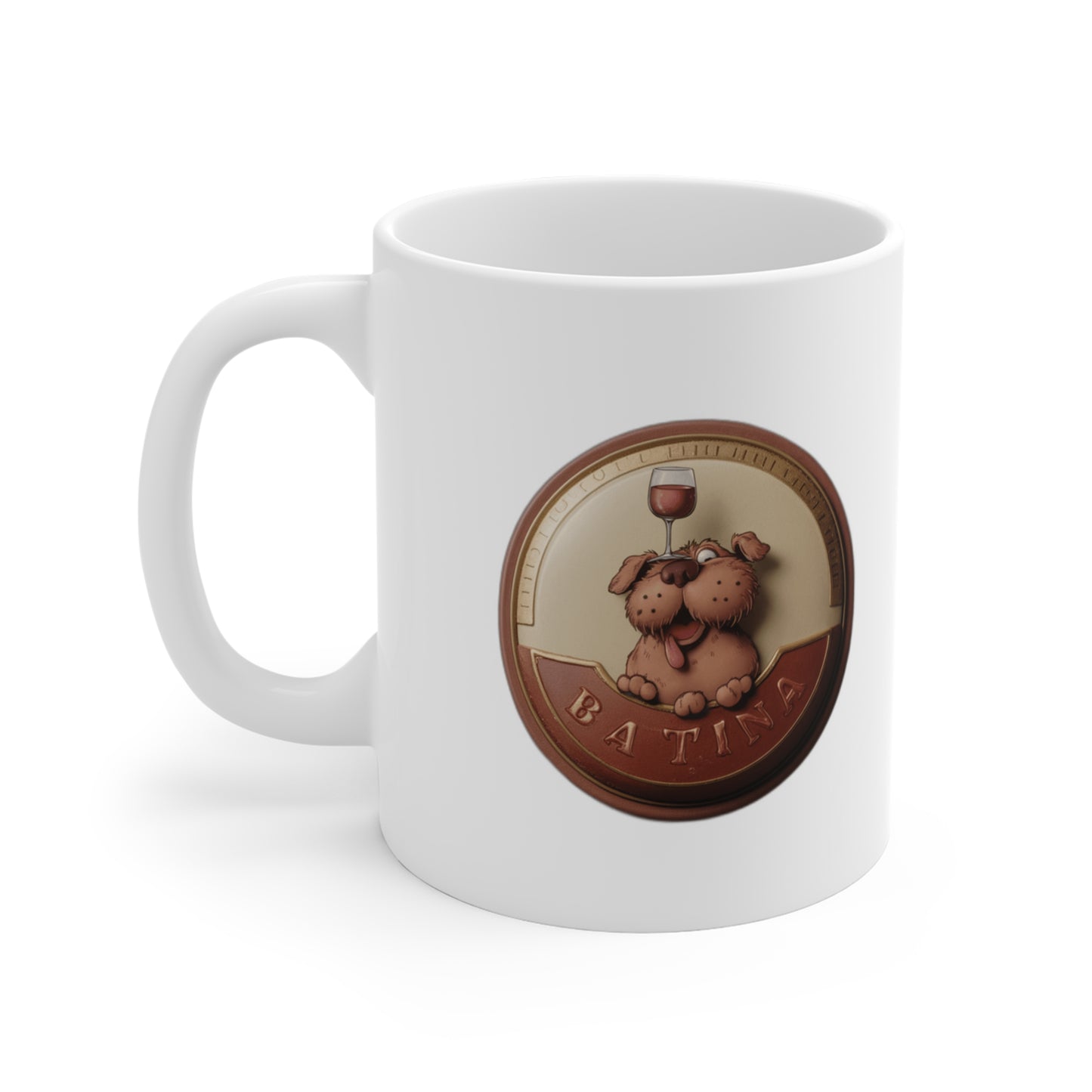 My Dog Does Tricks I Do Wine — Funny Dog Mom Gift  | Mother's Day Gift for Dog Lovers Coffee Mug