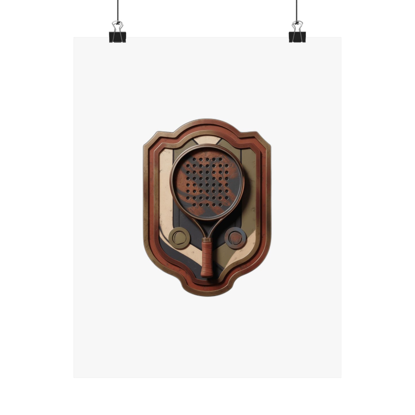 Padel Is My Cardio  — Funny Padel Player Gift, Padel Mom Tshirt, Padel Lover Gift Idea Art Print Poster
