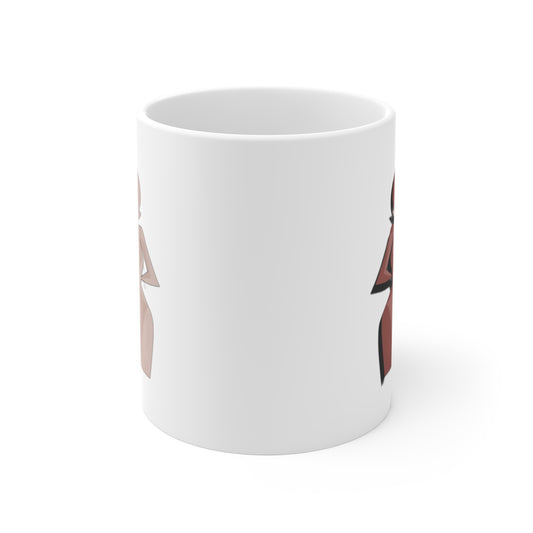 Soft Heart Steel Spine — Minimalist Motivational Gift for Mom | Empowering Women's Apparel & Decor Coffee Mug