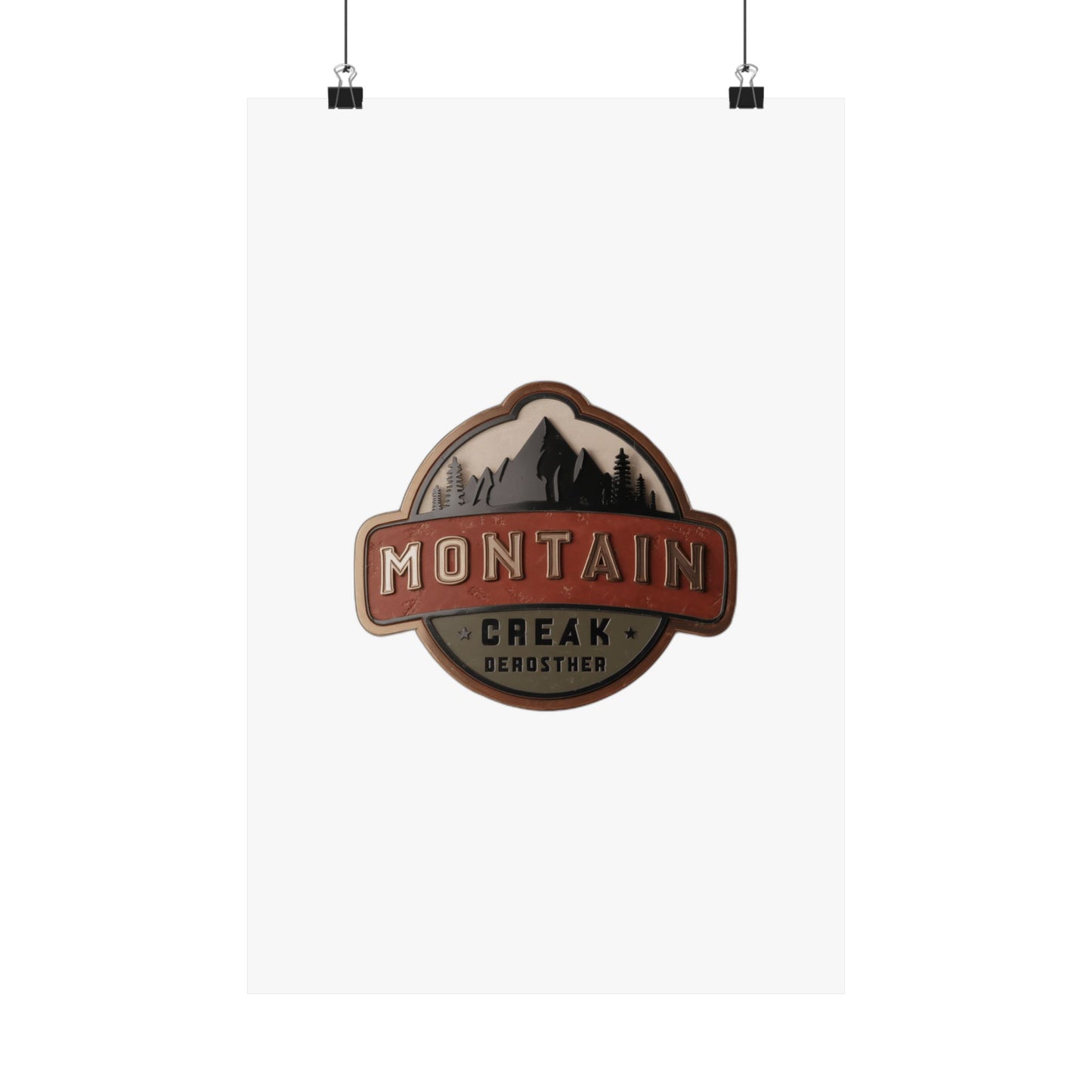 I Don't Need Therapy I Need Mountains  — Funny Hiking Gift for Outdoor Lovers Art Print Poster