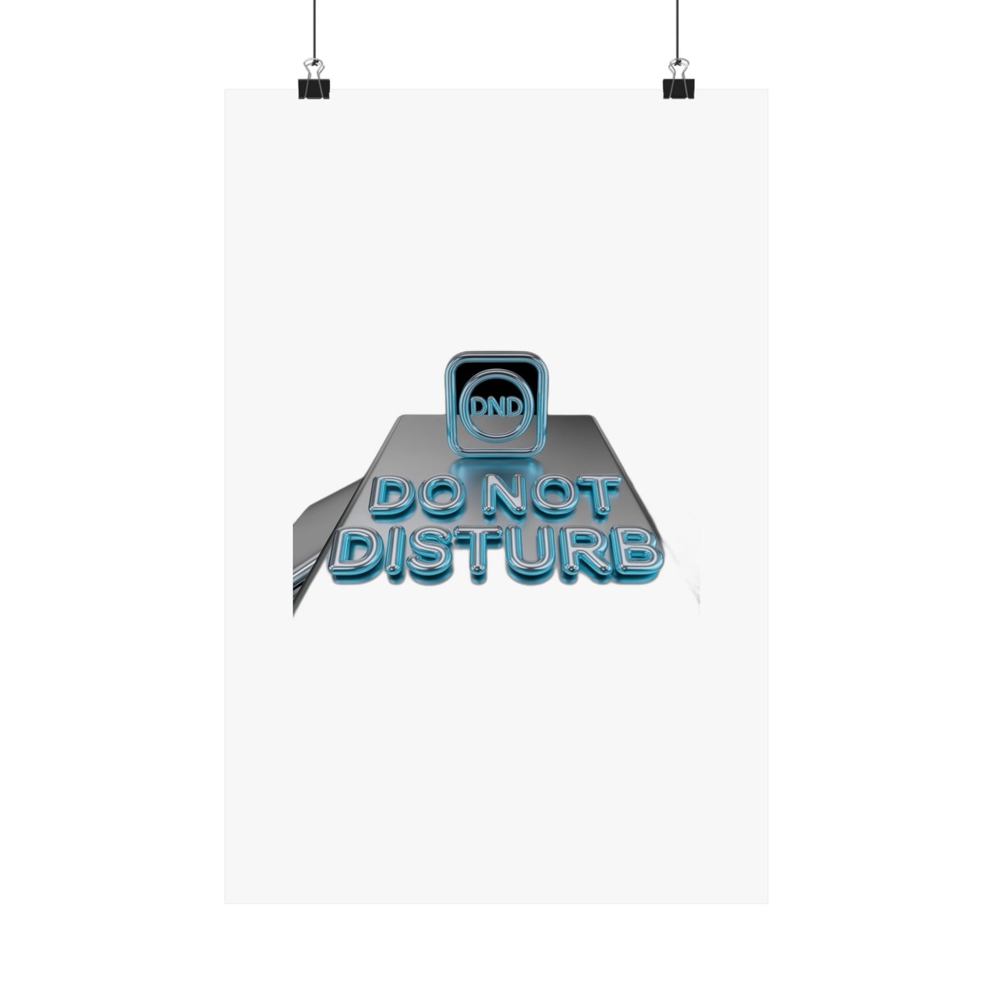Do Not Disturb Is A Lifestyle — Funny Privacy  for Remote Workers & Introverts Art Print Poster