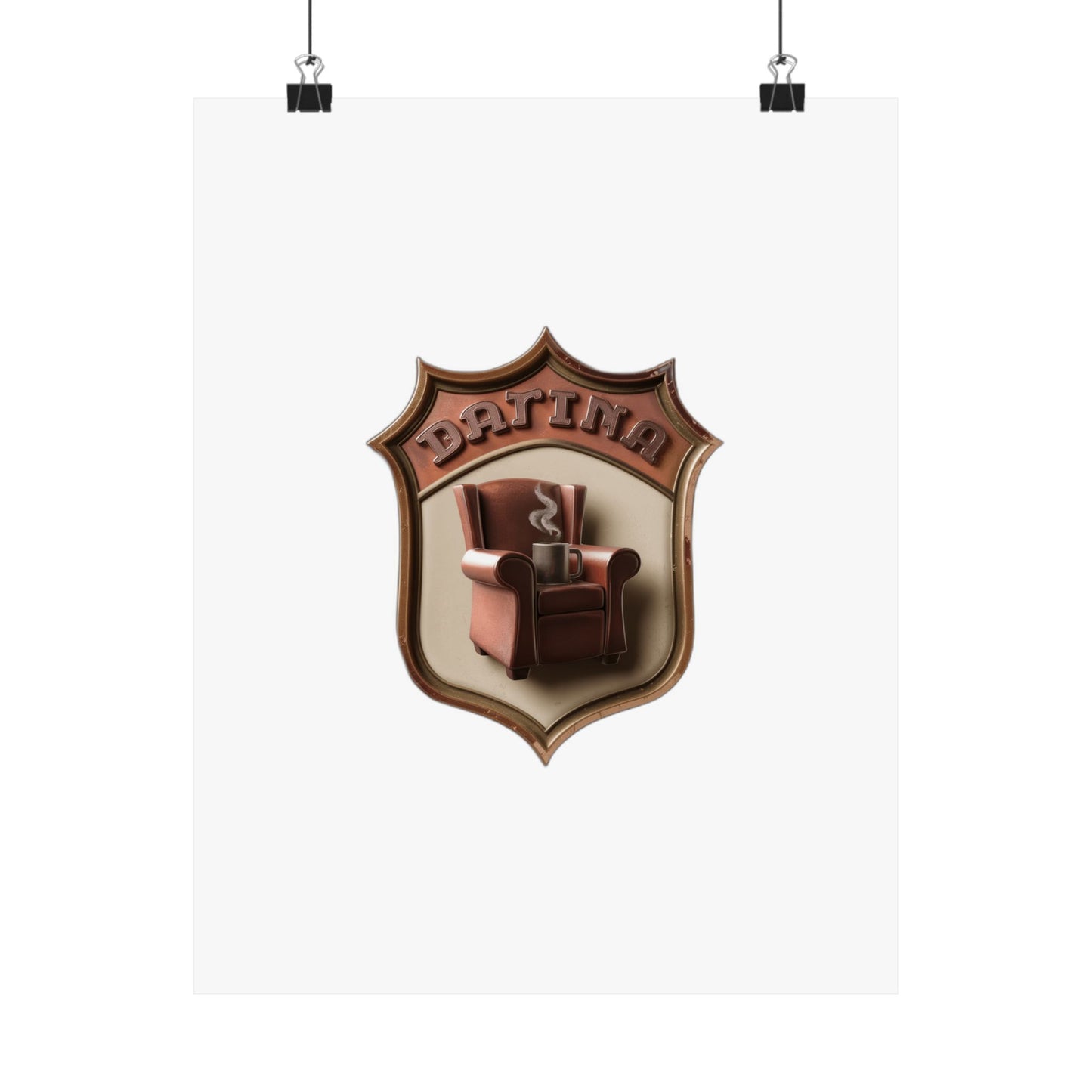 Cozy Is My Cardio  — Funny Cozy Lifestyle Gift for Mom | Vintage Retro Tee Art Print Poster