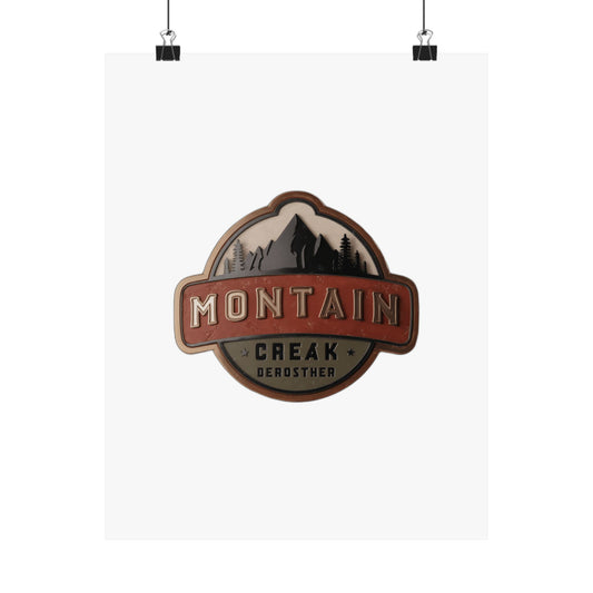 I Don't Need Therapy I Need Mountains  — Funny Hiking Gift for Outdoor Lovers Art Print Poster