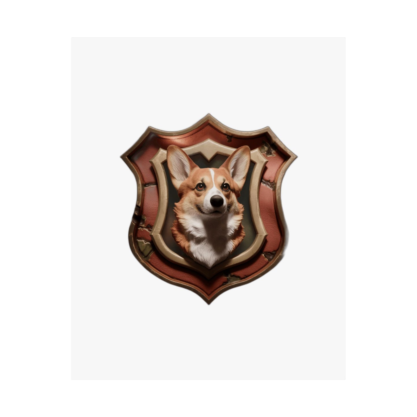 My Corgi Runs This House — Funny Corgi Dog Mom Gift , Hoodie & Mug | Corgi Owner Pride Art Print Poster