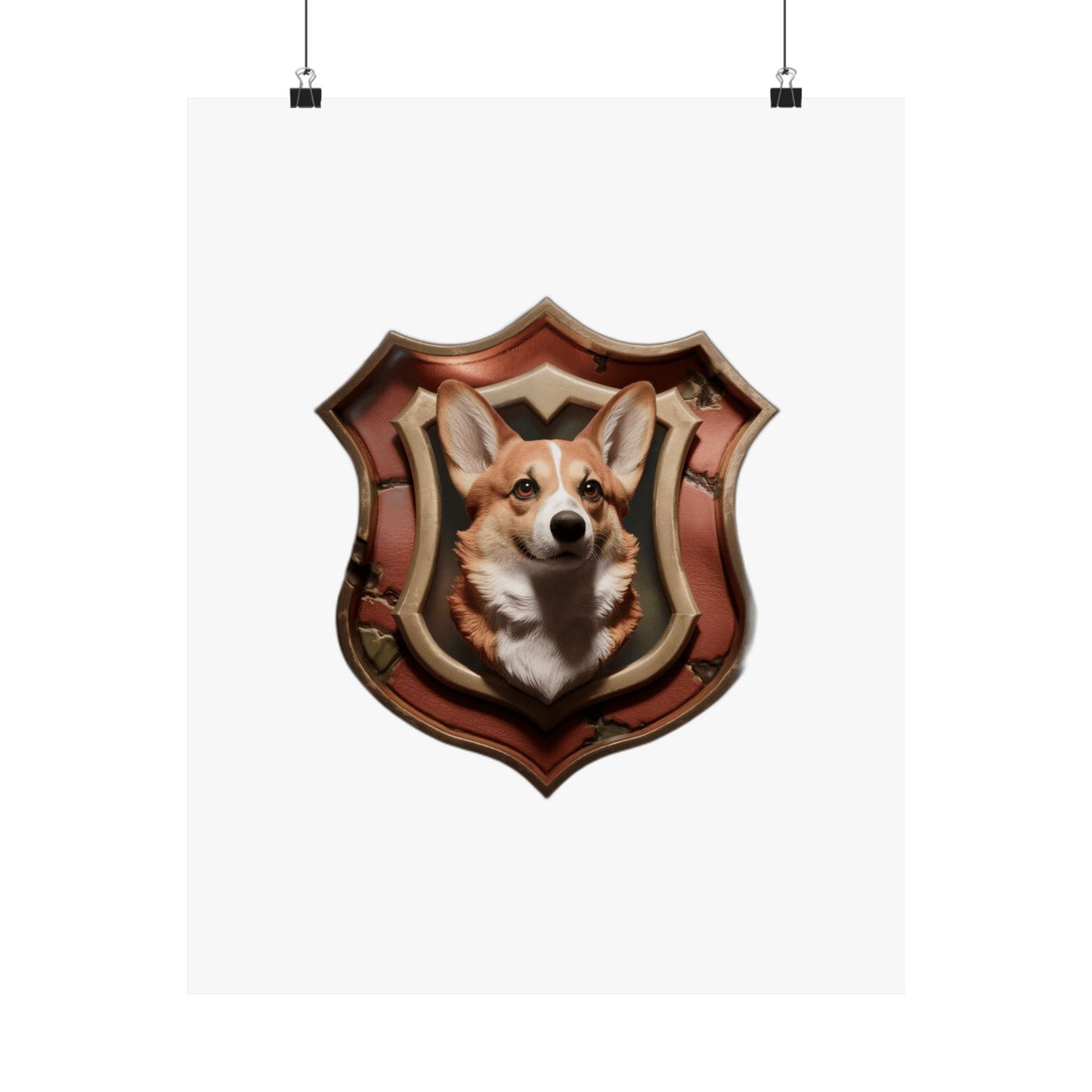 My Corgi Runs This House — Funny Corgi Dog Mom Gift , Hoodie & Mug | Corgi Owner Pride Art Print Poster