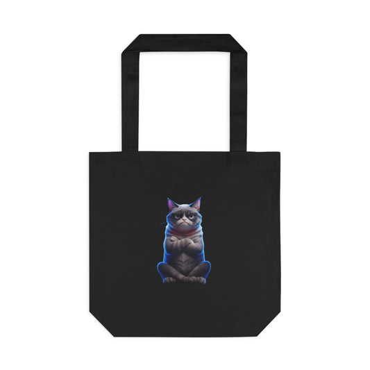 My Cat Judged Me First — Funny Grumpy Cat  | Sarcastic Cat Mom Gift Tote Bag