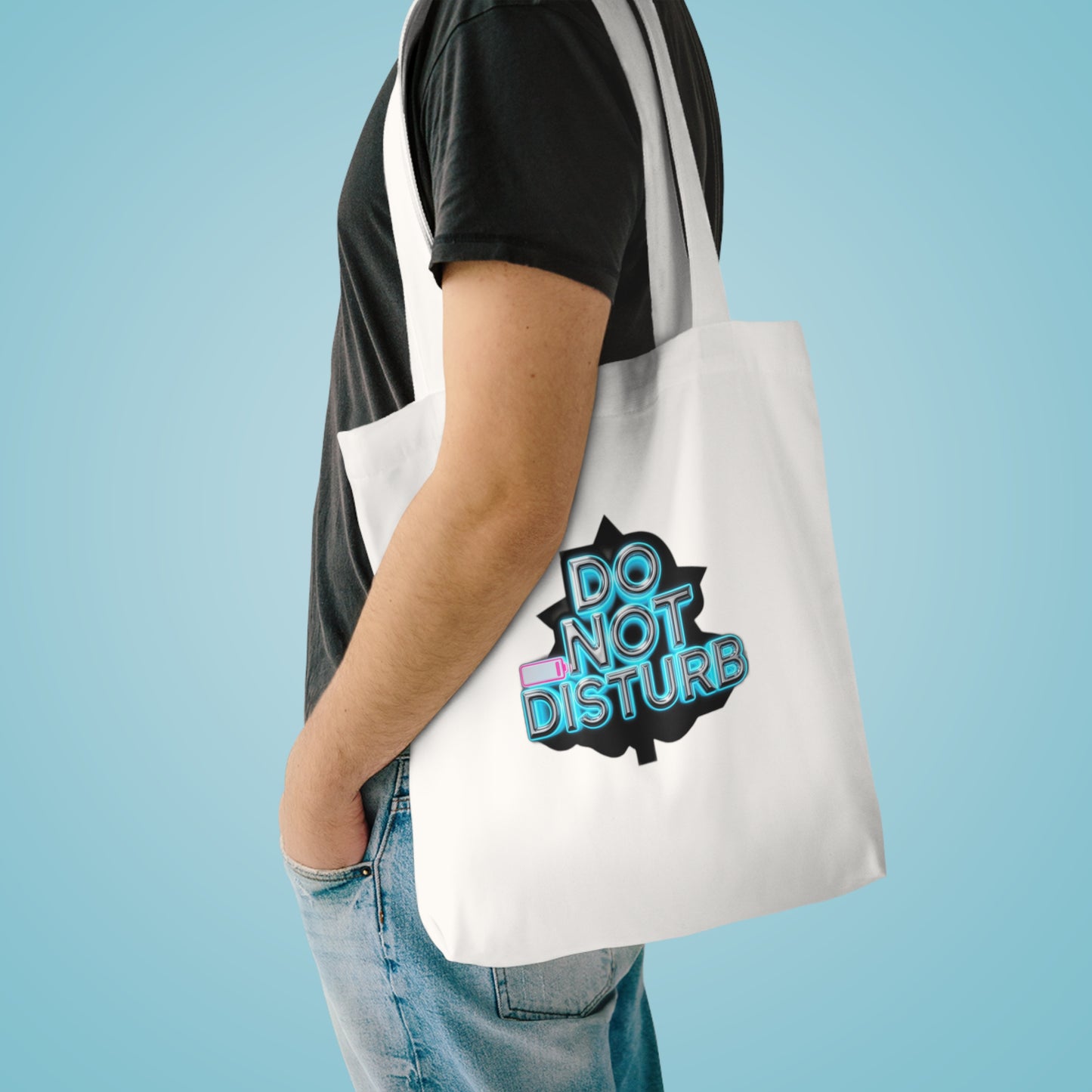 My Social Battery Is At 0% — Do Not Disturb | Funny Introvert Homebody Gift Tote Bag
