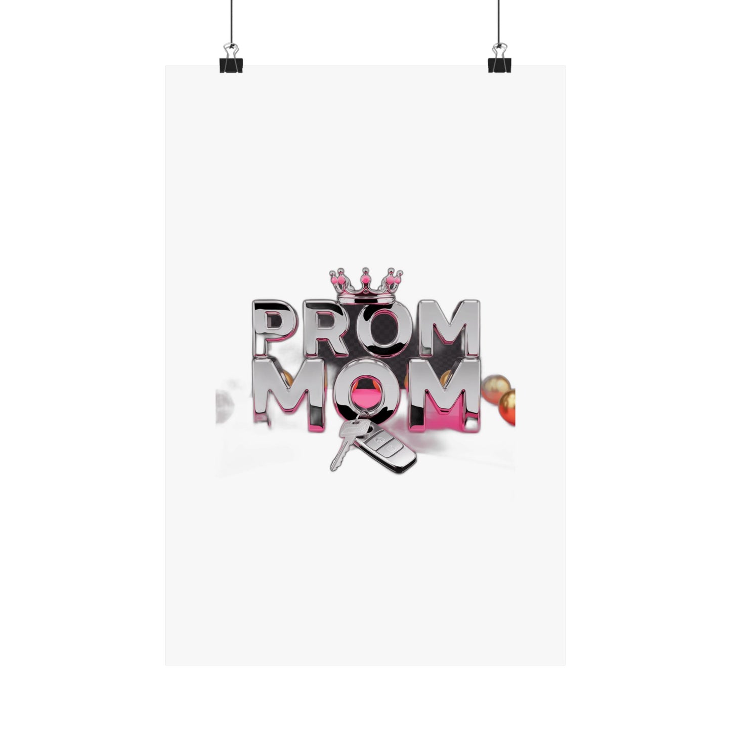 Prom Mom Unpaid Limo Service  – Funny Prom 2026 Gift for Mom Art Print Poster