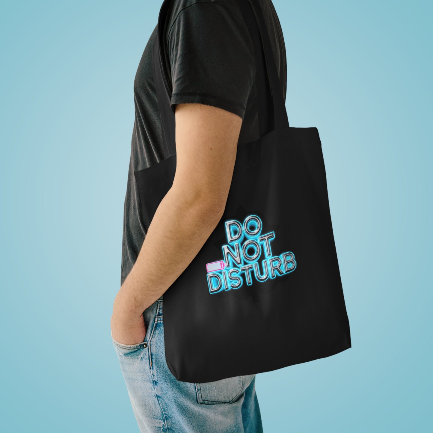 My Social Battery Is At 0% — Do Not Disturb | Funny Introvert Homebody Gift Tote Bag