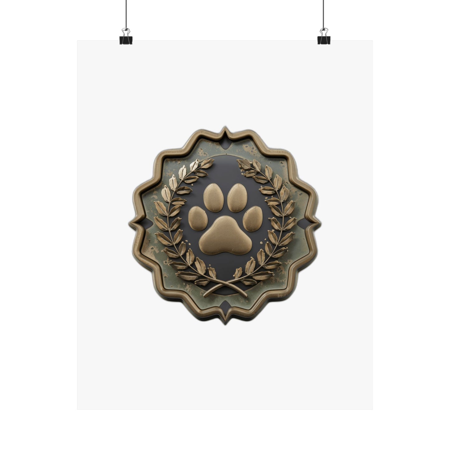 My Kids Have Paws & I'm Their Favorite Human — Fur Mom Mother's Day Gift Art Print Poster