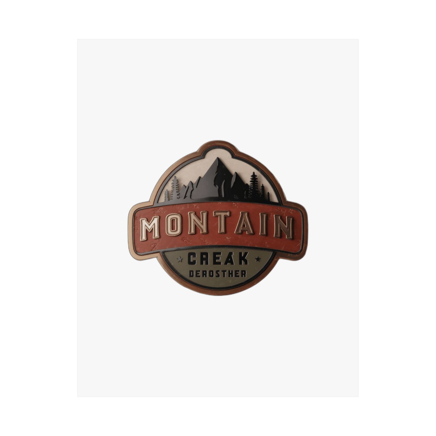 I Don't Need Therapy I Need Mountains  — Funny Hiking Gift for Outdoor Lovers Art Print Poster