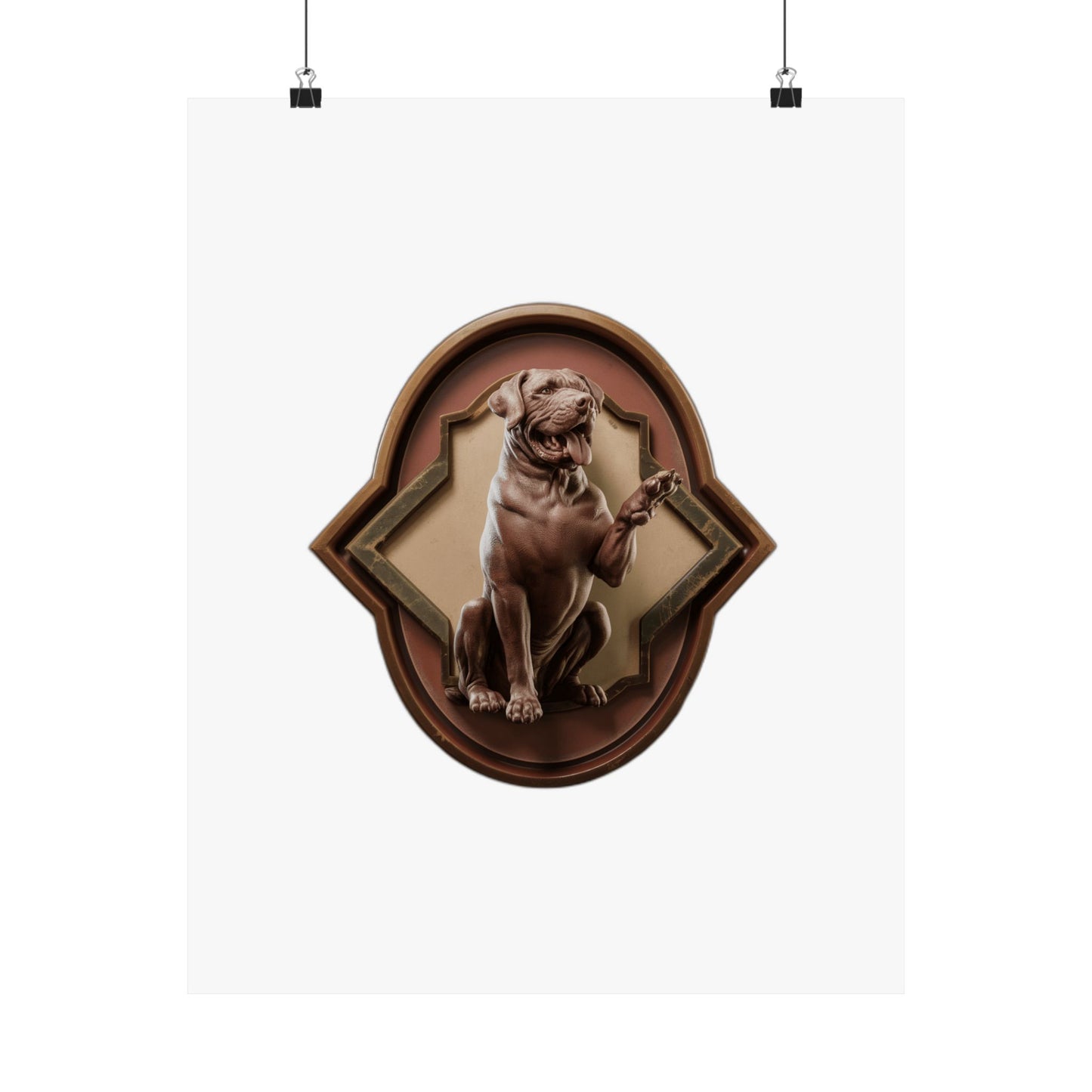 My Dog Does Tricks I Just Watch — Funny Dog Mom Gift for Mother's Day Art Print Poster