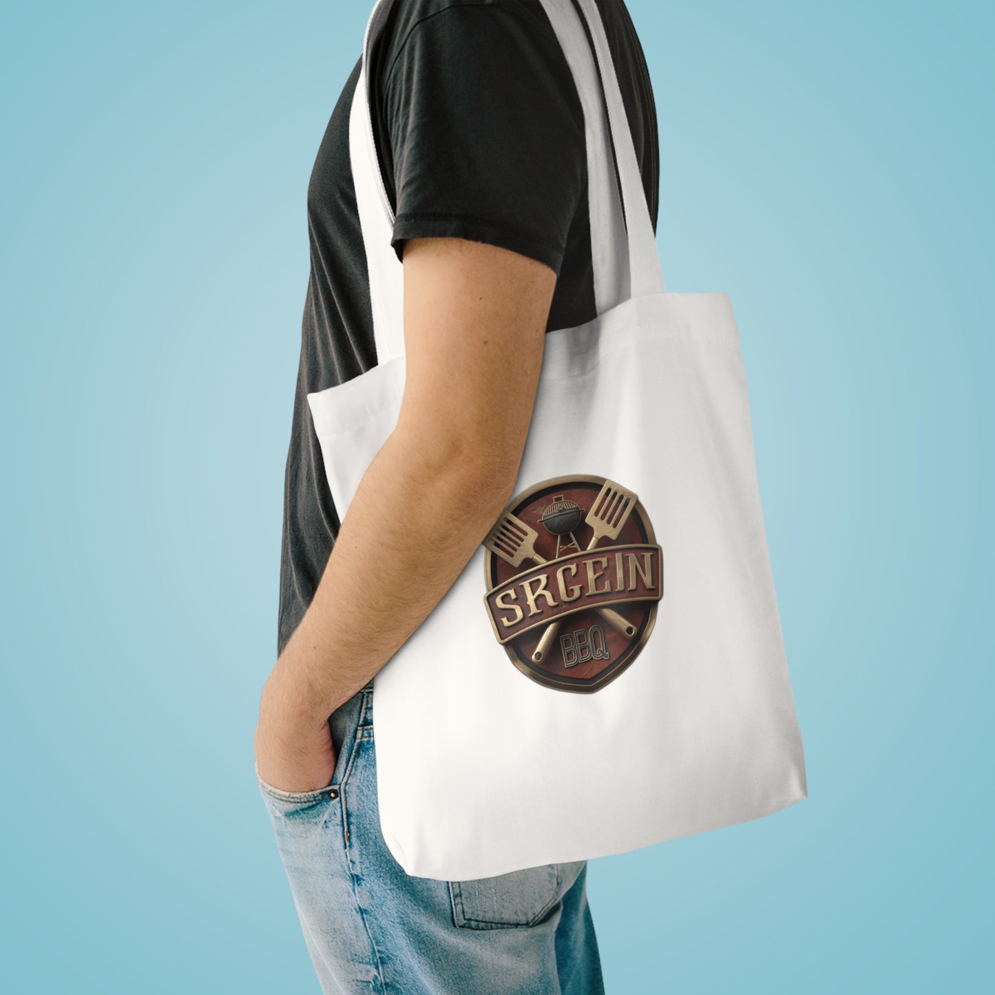 Grill Sergeant Memorial Day Duty  — Funny BBQ Patriotic Tee for Men & Women Tote Bag