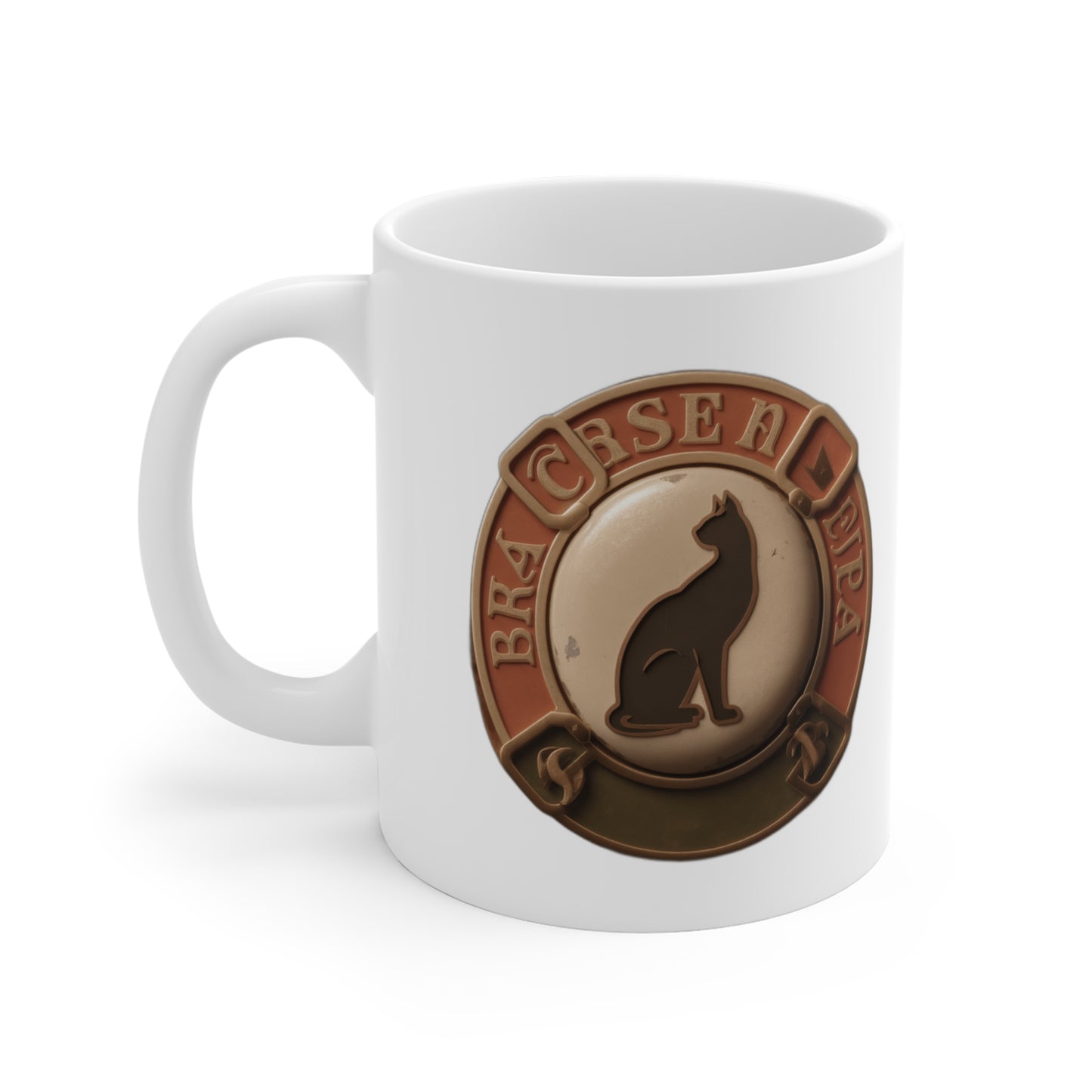 Professionally Owned By A Cat  — Funny Cat Mom Gift, Cat Lover Tee, CatTok Apparel Coffee Mug