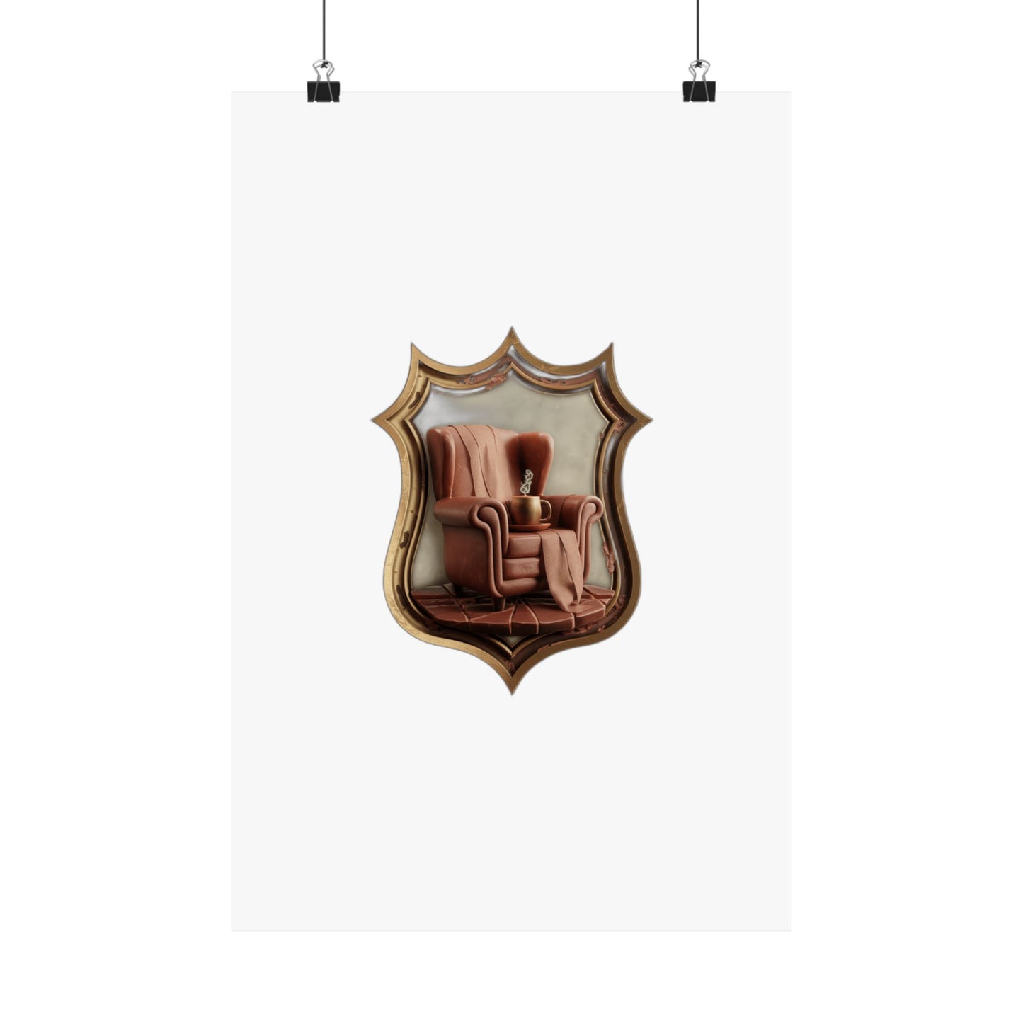 This Is My Cozy Place — Retro Home Gift for Mom | Mug, Poster & Hoodie Art Print Poster