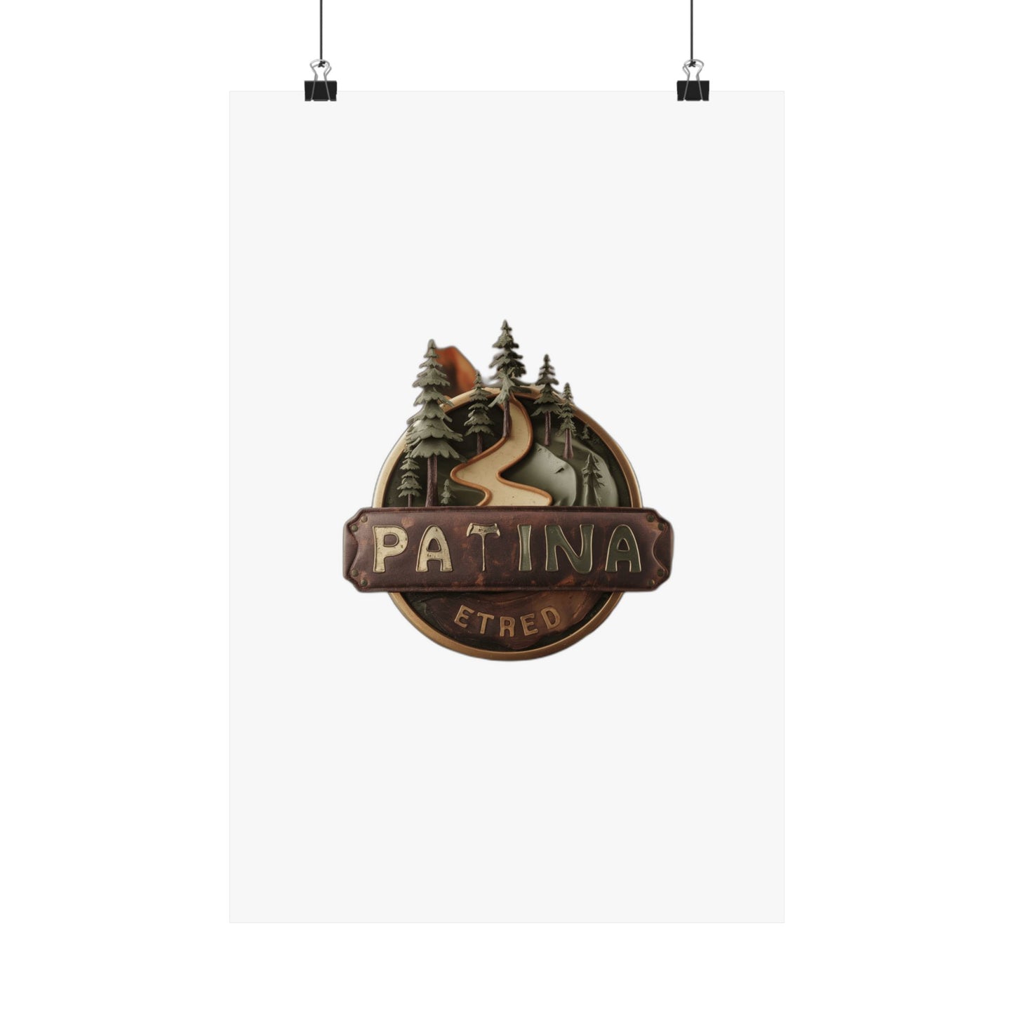 My Therapy Has Roots — Forest Walk Gift for Hiking Mom | Nature Lover Art Print Poster