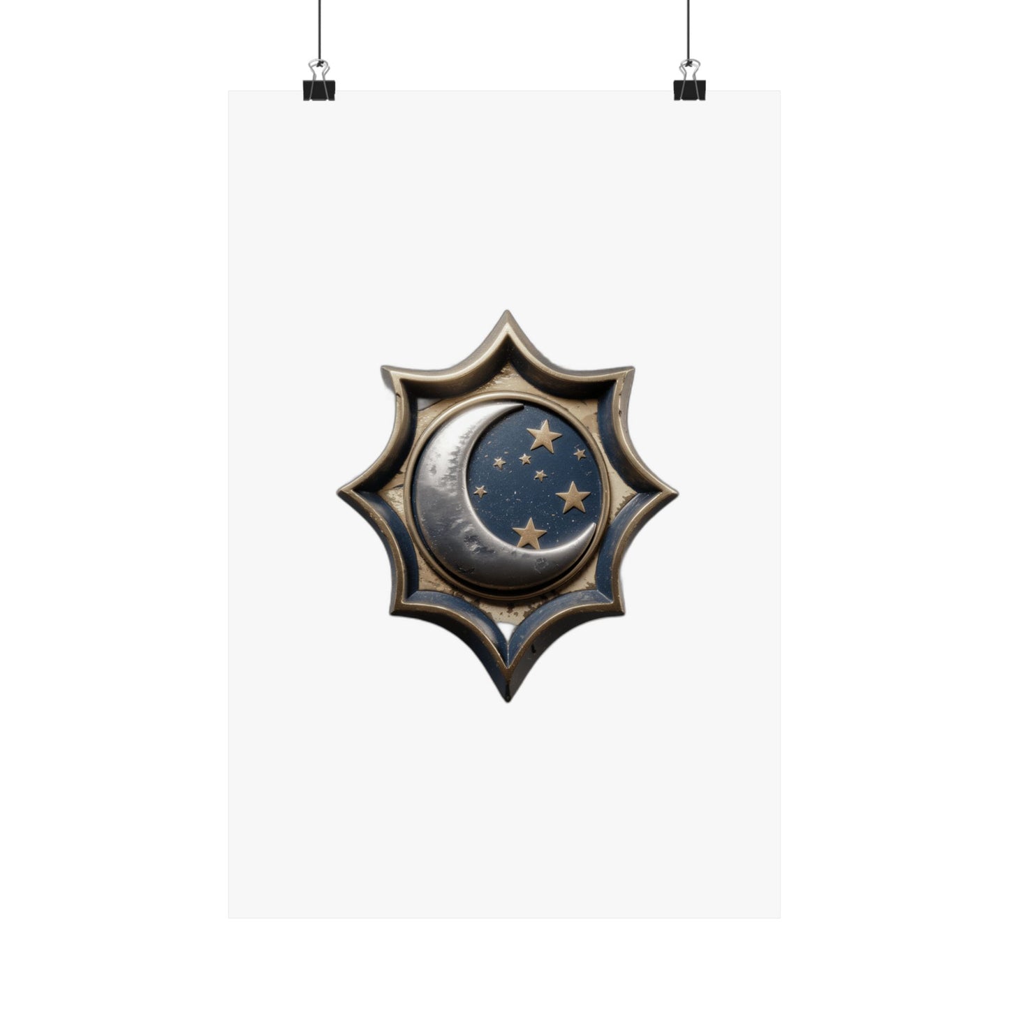 She Hung The Moon & Scattered The Stars — Mother's Day Gift , Mug & Tote | Stargazing Mom Art Print Poster