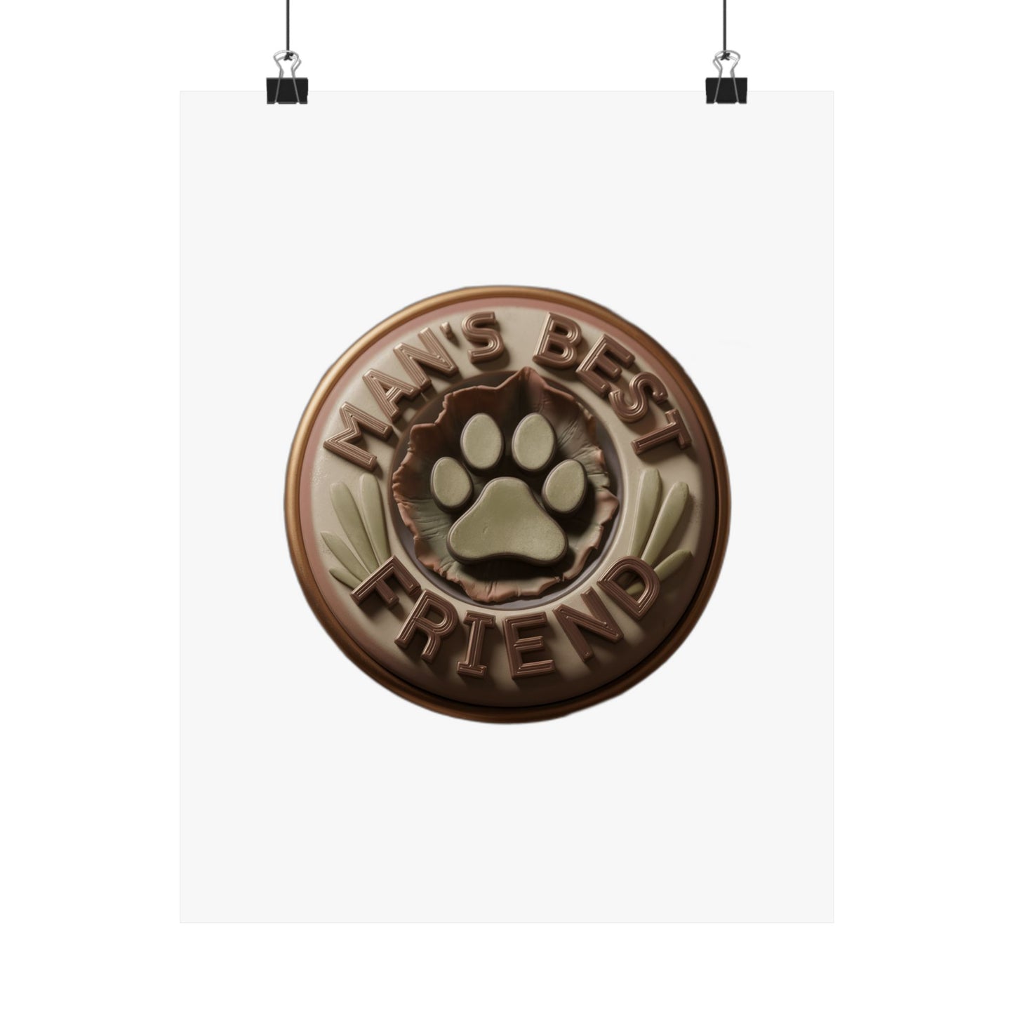 Fur Mom First — Dog Mom Mother's Day Gift | Retro Vintage Dog Lover Art Print Poster
