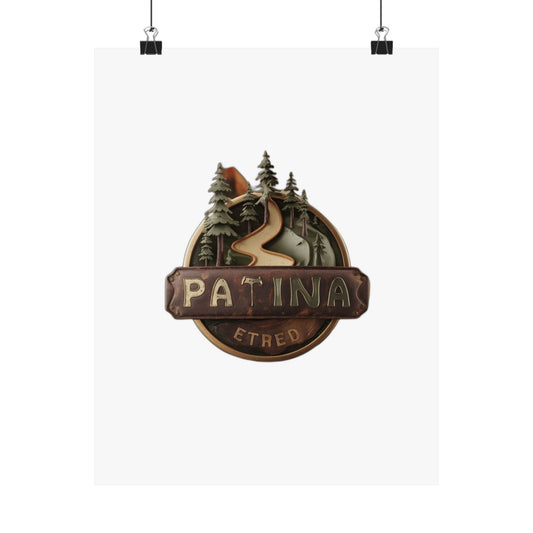 My Therapy Has Roots — Forest Walk Gift for Hiking Mom | Nature Lover Art Print Poster