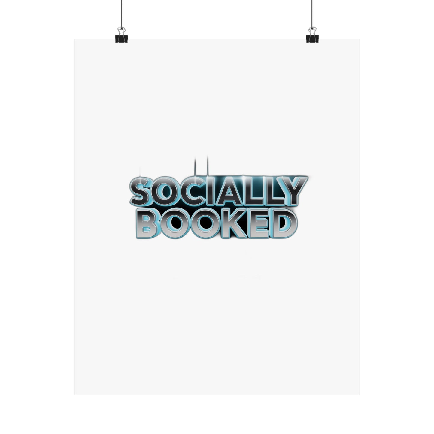 Socially Booked — Funny Book Lover Gift | Bookish Life , Hoodie, Mug & Tote Art Print Poster